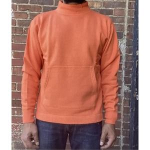Dubble Works - Mock Neck pullover / Orange / S / NWT
